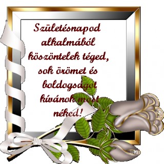 Születésnapra.